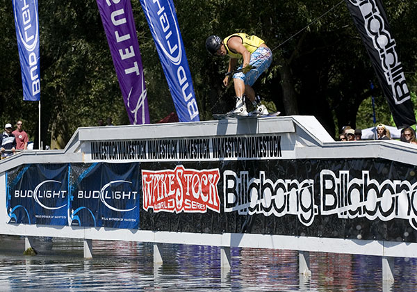 Keith Lidberg successfully defended his Billabong Pro Railslide title at